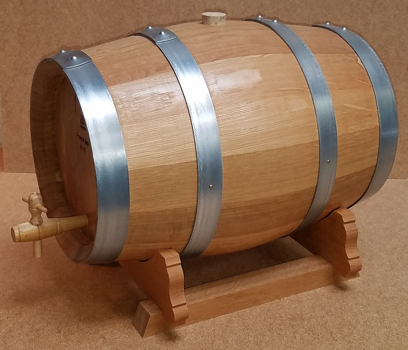 French Oak Barrel w/Stand 10 Liter (Out of Stock) Oak Barrel Winecraft