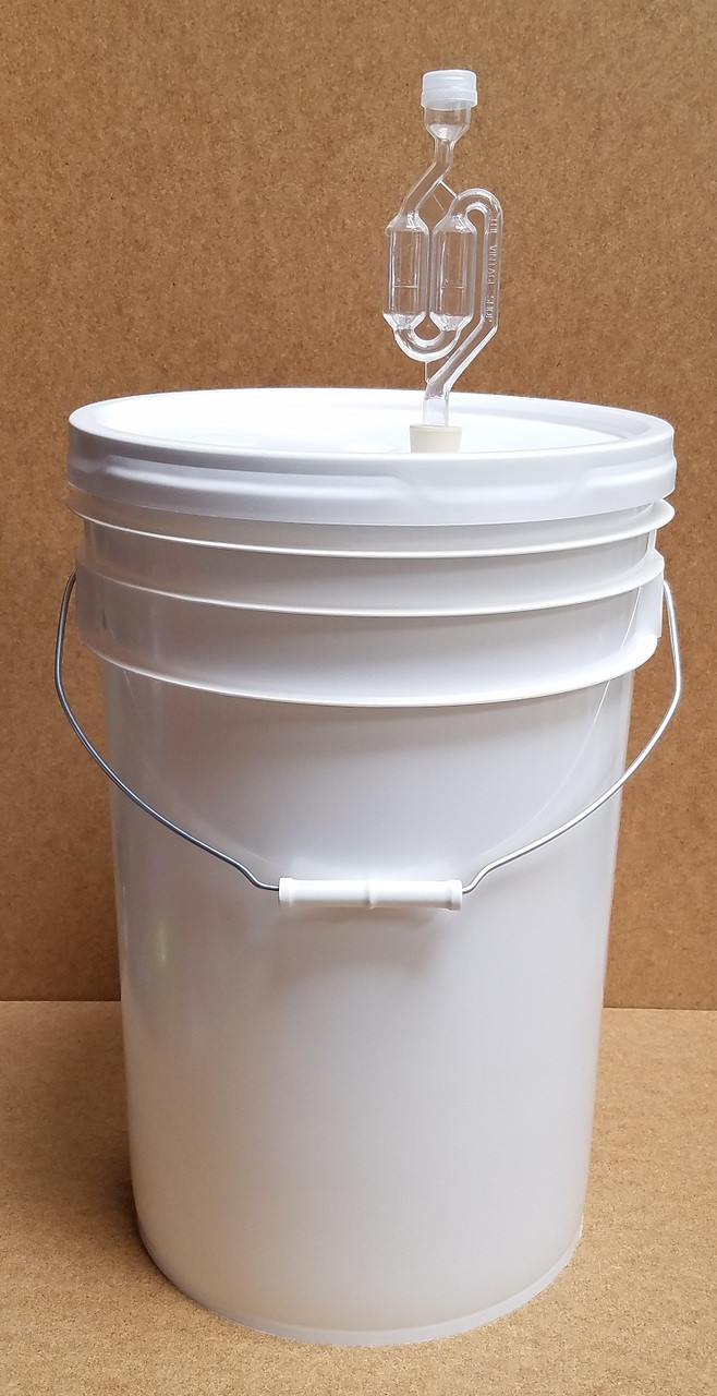 6 Gallon Fermentation Bucket Complete Oak Barrel Winecraft