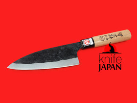 Ikenami Hamono | double-bevel deba | 180mm・7.1" |  Shirogami#1 | Knife Japan