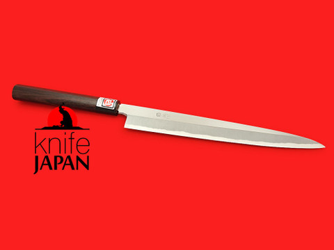 Ikenami Hamono single-bevel yanagiba | Aogami #2 | 27cm・10.6" | Knife Japan