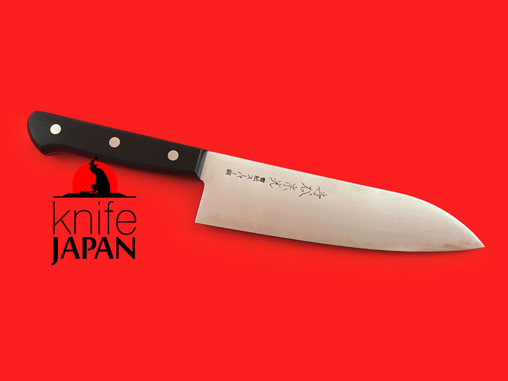 Aogami Super Santoku by Moriya Munemitsu YHC 18cm Knife Japan