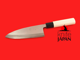 Iwami Okamitsu Hamono | Left-handed deba bocho | 150mm・5.9" | Knife Japan