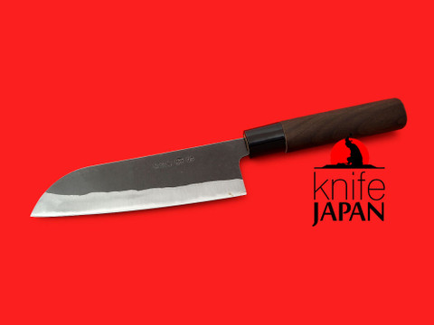 Nakamura Hamono | Nojiyama Marunaka kurouchi stainless santoku-bocho | 165mm・6½" | Knife Japan