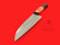 Nakamura Hamono stainless bunka bocho | 145mm・5.7" | high speed steel | Knife Japan
