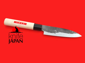 Shiro Kunimitsu left-handed kurouchi yanagiba | Shirogami #1 | 140mm ・ 5½" | Knife Japan