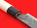 Shiro Kunimitsu left-handed kurouchi yanagiba | Shirogami #1 | 140mm ・ 5½" | Knife Japan