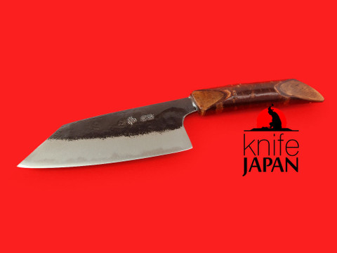 Otsuka Hamono bannou-bocho | 120mm・4.75" | Aogami #1 with Mountain Cherry handle | Knife Japan