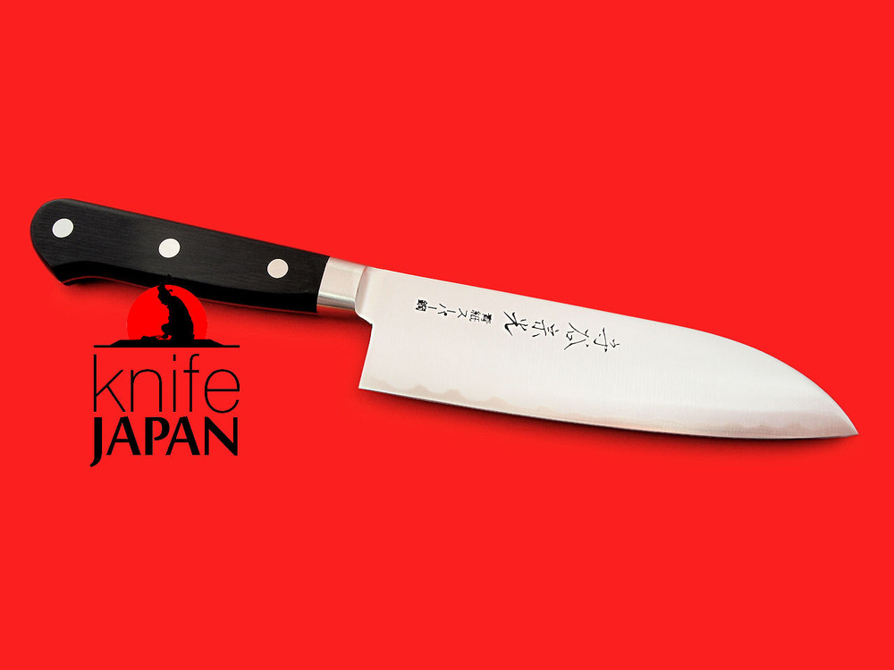 Aogami Super Santoku by Moriya Munemitsu Hamono | 16cm | Knife Japan