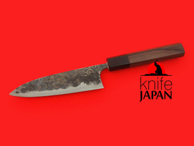 Kuwahara Kaji Kobo | Black-forged Kayaki Petty Knife | 135mm・5⅓" | Knife Japan