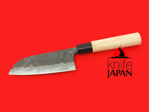 Kurogane Workshop black-forged Santoku-bocho | 135mm・5⅓" | Knife Japan