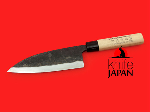 Kawasaki Kajiya Deba | Shirogami #1 | 190mm・7½" | Knife Japan