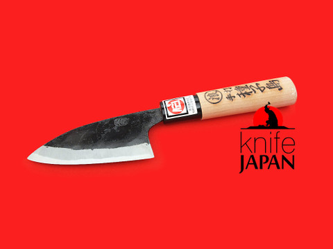 Ikenami Hamono Tanegashima | double-bevel Ajikiri | 95mm・3.75"| Knife Japan