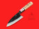 Ikenami Hamono Tanegashima | double-bevel Ajikiri | 95mm・3.75"| Knife Japan