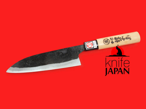 Ikenami Hamono | Black-forged bannou | 180mm・7.1" | Shirogami #1 | Knife Japan