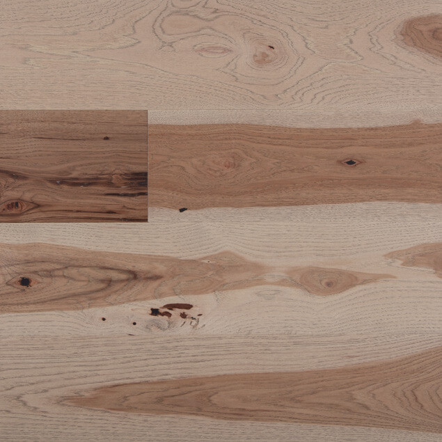 Sample Wide Plank Hickory Flooring Paneling Light Brown Terramai