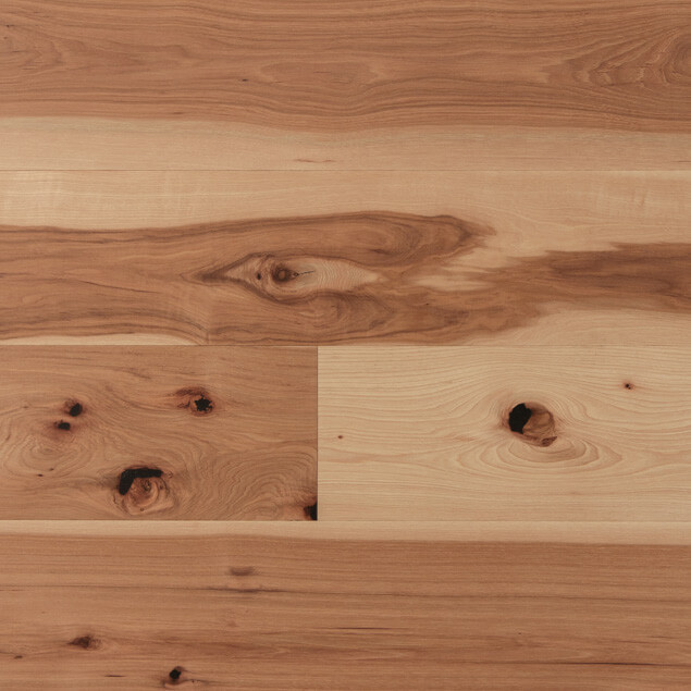 Sample Wide Plank Hickory Flooring Paneling Terramai