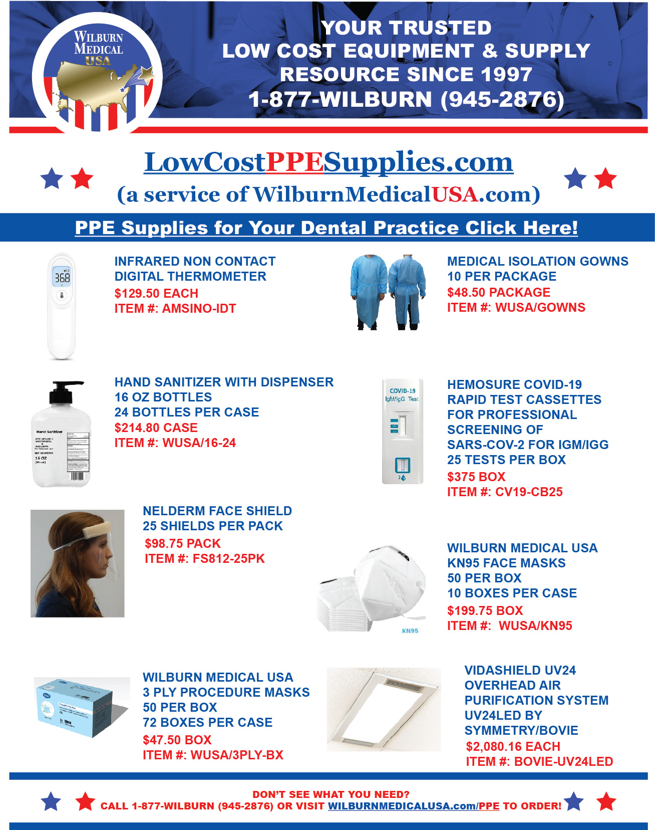 Click Here to View and Purchase Products PPE Supplies Flyer 2