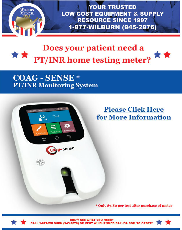 Click Here to View and Purchase the New Coag-Sense PT2 Monitor