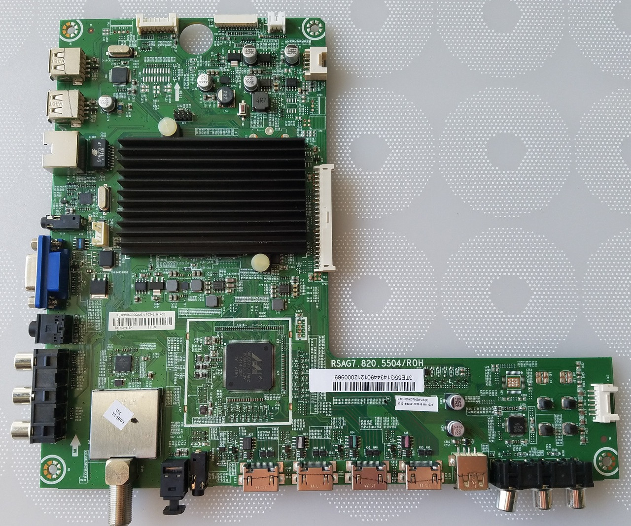 HISENSE 55H6SG MAIN BOARD 170342 / RSAG7.820.5504/R0H, 172218 ...
