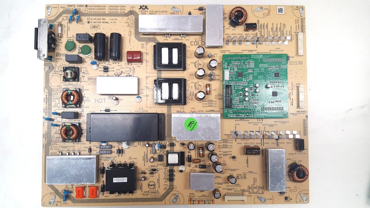 Sharp LC-80LE661U T-Con Board KG477FM16 DUNTKG477FM16