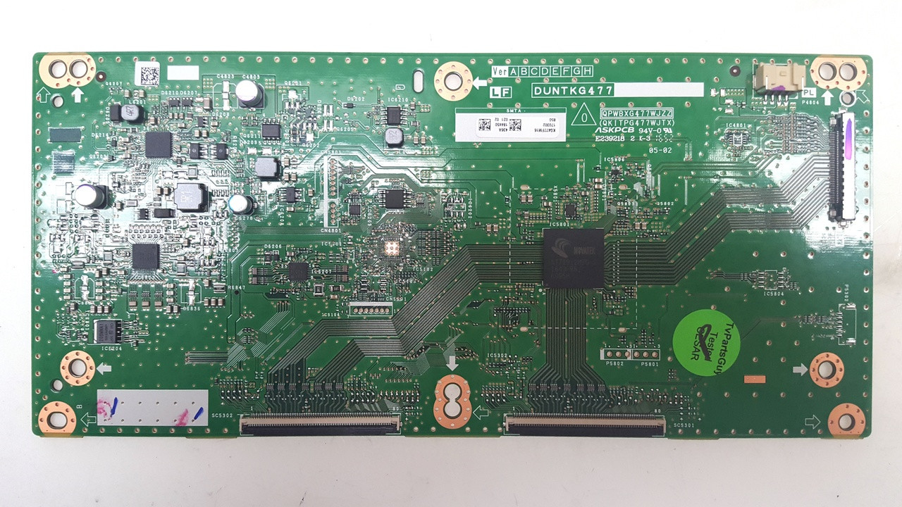 Sharp LC-80LE661U T-Con Board KG477FM16 DUNTKG477FM16