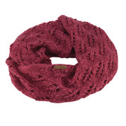 Coal The Madison Scarf Eternity Open Knit Berry