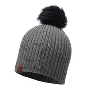 Buff Daily Adalwolf Knitted Beanie Bobble Hat Steel