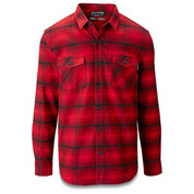 Dakine Mens Underwood Flannel Long Sleeve Shirt Crimson Red