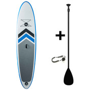 Tiki Flyer 11ft 6 Inflatable SUP + 3Pce Black Paddle + Leash + Stand Up Board