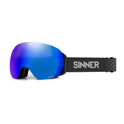 Sinner Avon Magnetic Ski Snowboard Goggles Matte Black Blue or Orange Sintrast