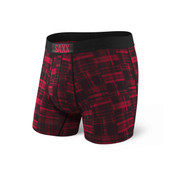 SAXX Vibe Everyday Boxer Brief Red Patched Plaid