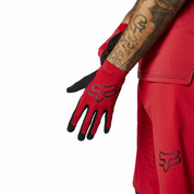 Fox Flexair Bike Protection Gloves Chilli Red