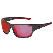 Sinner Lemmon Polarized Matte Black Sintec Smoke Red Oil Lens Sunglasses