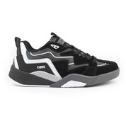 DVS Devious Trainers Shoes Black Charcoal White Suede