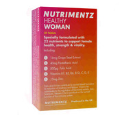 Nutrimentz Healthy Woman 30 Tablets Multi Vitamin Health Strength Vitality
