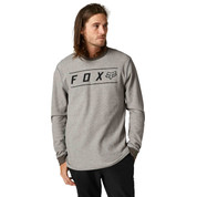 Fox Mens Pinnacle Long Sleeve Thermal Jersey Shirt Heather Graphite