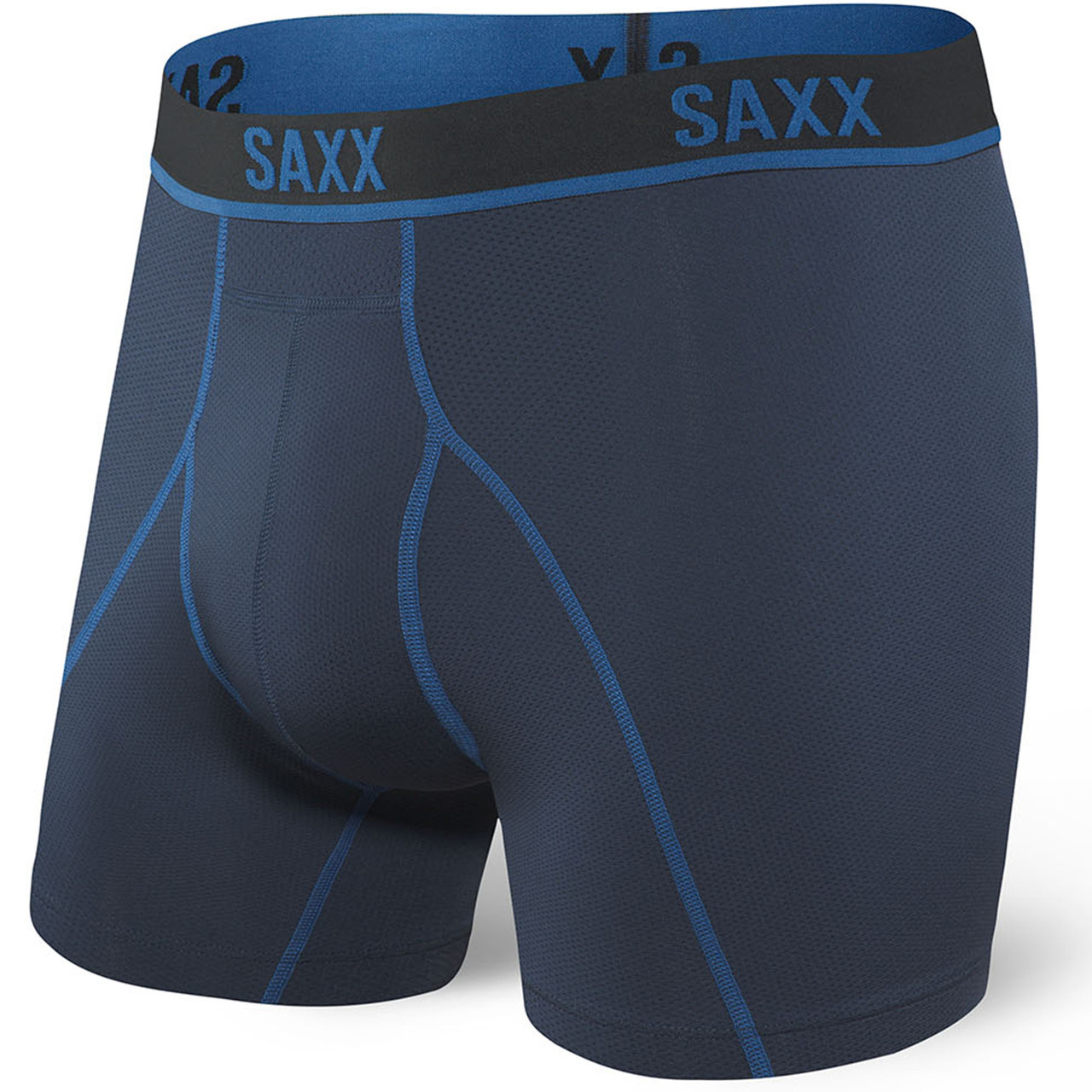 SAXX Kinetic HD Sport Boxer Brief Navy City Blue - Hyped Sports