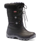 Olang Womens Winter Mid Calf Snow Boots Patty Black