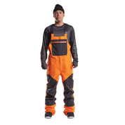 Thirtytwo Mens Basement Bib Snowboard Overalls Orange