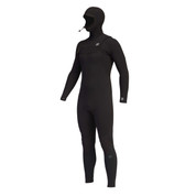 Billabong Mens Furnace Comp 4/3mm Chest Zip Hooded Full Wetsuit Black