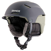 Sinner Beartooth Ski Snowboard Helmet Matte Dark Grey Light Grey