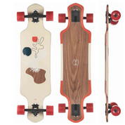 Globe Geminon 35 35" Longboard Skateboard Walnut Cockatoo