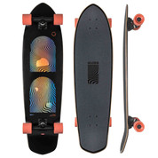 Globe Blazer XL 36.25" Longboard Skateboard Black Orange