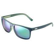 Sinner Oak Matte Dark Blue Green CX Sintec Icy Green Mirror Lens Sunglasses