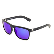 Sinner Thunder X Matte Black Blue Oil Polycarbonate Lens Sunglasses