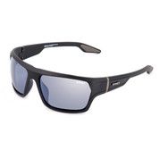 Sinner Blanc Matte Black Sintec Smoke Flash Mirror Lens Sunglasses