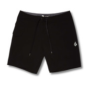 Volcom Mens Lido Solid Mod 18" Board Shorts Black