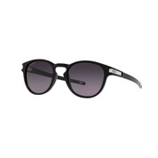 Oakley Latch Sunglasses Matte Black Frame Prizm Grey Gradient Lenses