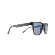 Red Bull Spect Spark Transparent Black Frame Smoke Blue Mirror Lens Sunglasses