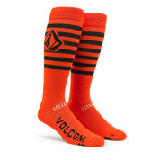 Volcom Unisex Kootney Ski Snow Sock Orange Shock Large Extra Large